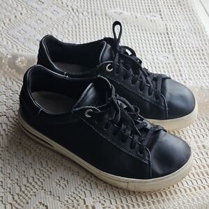 Birkenstock Black Leather Women's Sneakers